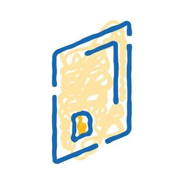 Document verification process with abstract identity card Stock Illustration