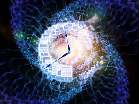 Document vortex 스톡 일러스트