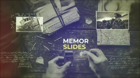 Documentary History Slideshow Stockmateriaal After Effects