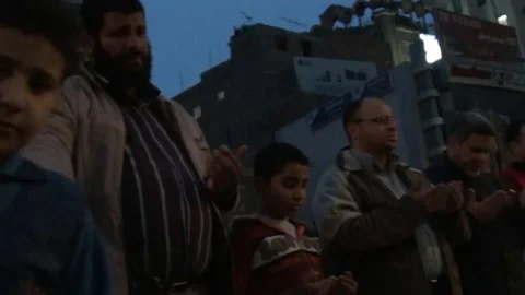 Documentary of popular protests in Cairo streets Stock Footage 114805762