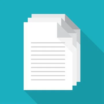 Documentation Colored Vector Illustration Stock-Illustration