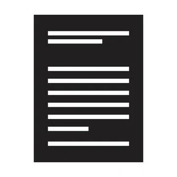 Documentation icon vector for business file data and information report  Illustrazione stock