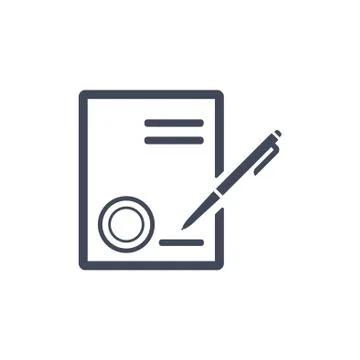 Documentation icon vector flat design style, isolated on white background Stock Illustration