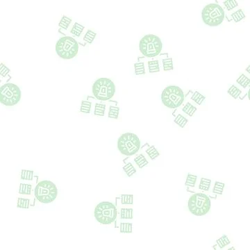 Documentation with incidents glyph seamless pattern Illustrazione stock