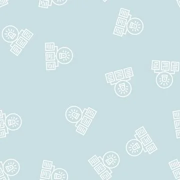 Documentation with incidents line seamless pattern イラスト素材