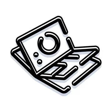 Documents and files loading or refreshing data Stock Illustration