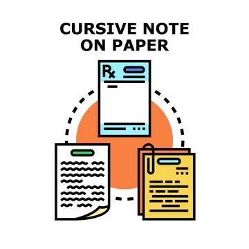 Documents and notes organizing information concept Stockillustratie