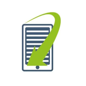 Documents files arrow download Illustrazione stock