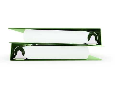 Documents folder book rendered 库存插图