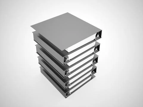 Documents folder book rendered Stockillustratie