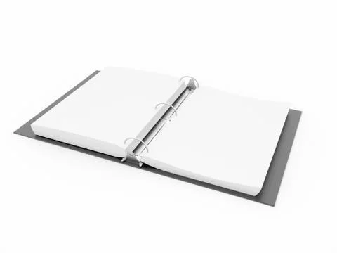 Documents folder book rendered Stockillustratie