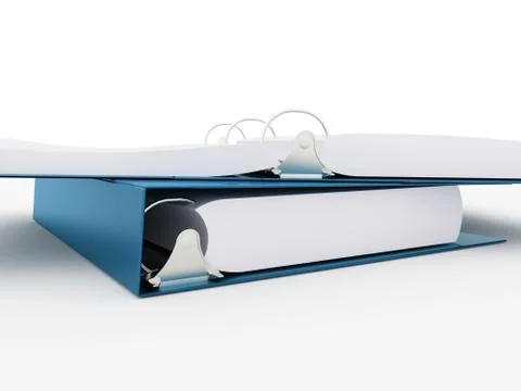 Documents folder book rendered Stockillustratie