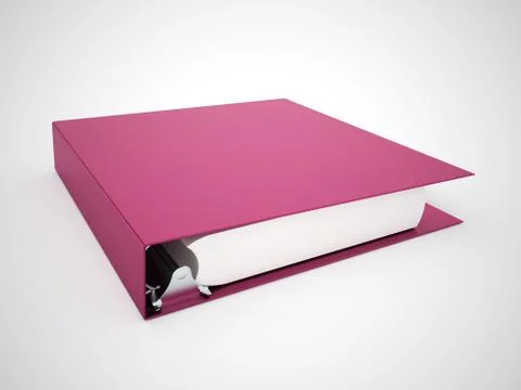 Documents folder book rendered Stock Illustration