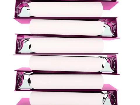 Documents folder book rendered Stockillustratie