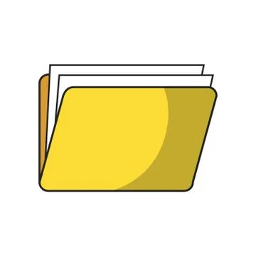 Documents folder icon Stock Illustration