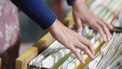 Documents Stock Footage 160062573