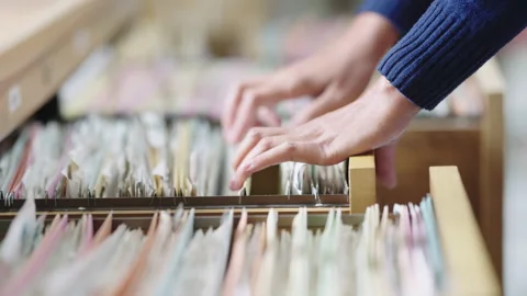 Documents Stock Footage 160062913