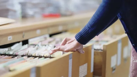 Documents Stock Footage 160063051