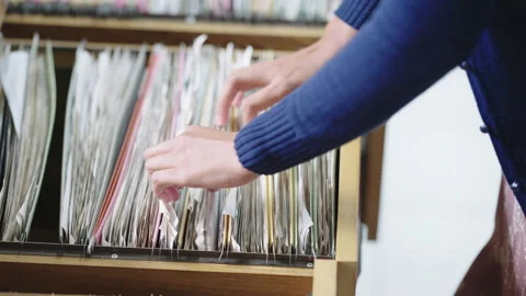 Documents Stock Footage 160063685