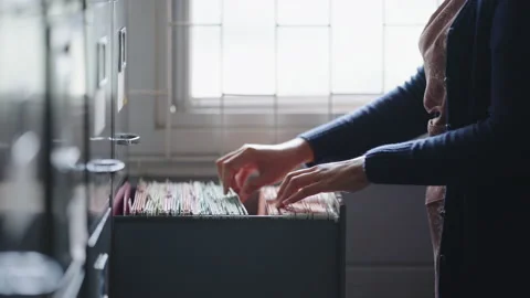 Documents Stock Footage 160064195