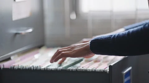 Documents Stock Footage 160064450