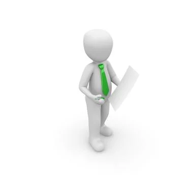 Documents green Stock Illustration