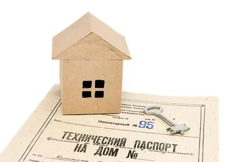 Documents on the house Stock Photos