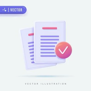 Documents icon Illustrazione stock