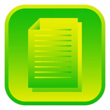 Documents. Isolated web icon. Illustrazione stock