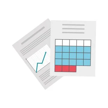 Documents pages icon Stock Illustration