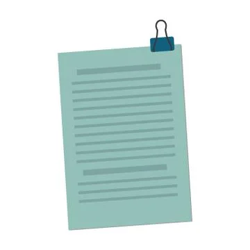 Documents paper isolated icon Stockillustratie