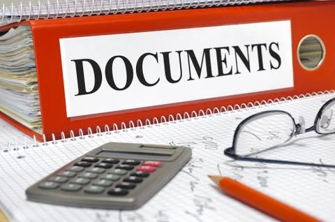 Documents Foto stock