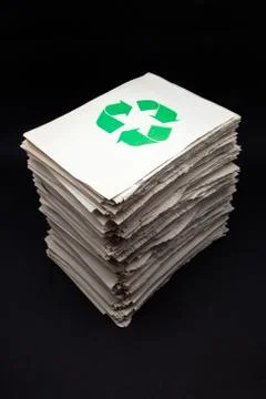 Documents for recycling Stock Photos