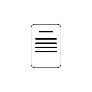 Documents, sheet of papers. Signing an agreement, contract or loan. Stock Illustration