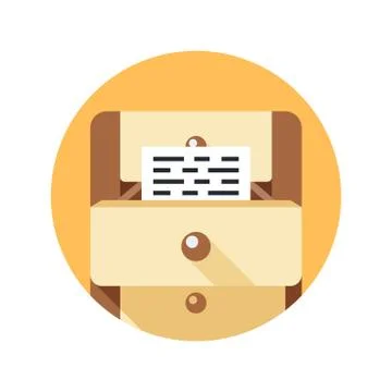 Documents simple icon Stock Illustration
