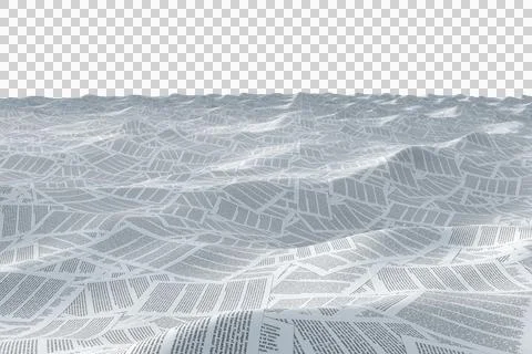 Documents on white background Stock Illustration