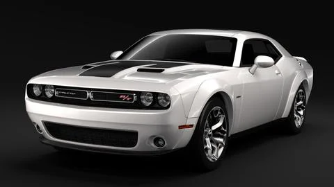 Dodge Challenger RT Widebody 2017 3D Model
