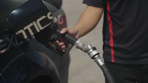 DODGE CHARGER SRT HELLCAT during the day. Stock Footage 242887112