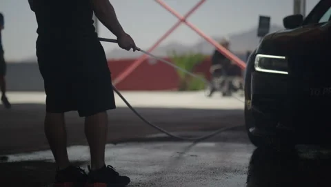 DODGE CHARGER SRT HELLCAT during the day. Stock Footage 242971988