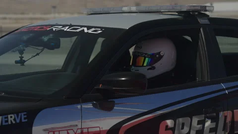 DODGE CHARGER SRT HELLCAT during the day. Stock Footage 243527270