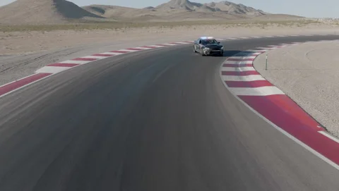 DODGE CHARGER SRT HELLCAT during the day. Stock Footage 243555494