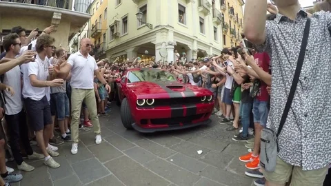 Dodge SRT with Richard Hammond Stock Footage 69920443