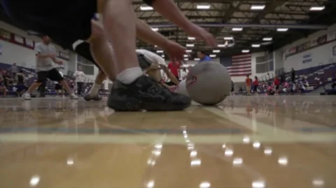 Dodgeball ball Game Stock Footage 44822773