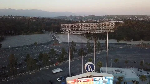 Dodger stadium Stock Footage 96101023