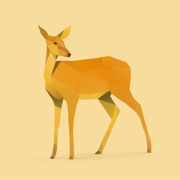 Doe Stock Illustration