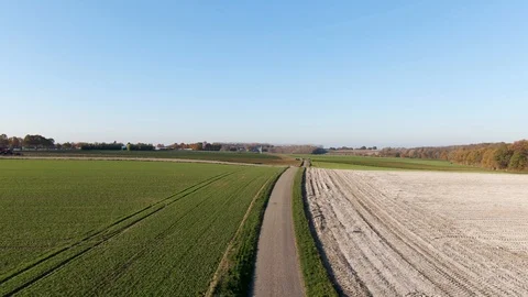 Doenrade - Fields (Drone) Stock Footage 102382361