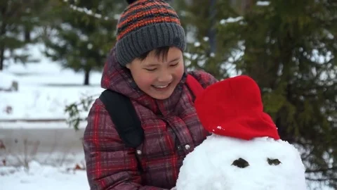 Does the head of the snowman Stock Footage 84604229