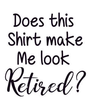 Does This Tank MAKE Me LOOK RETIRED Stock Illustration