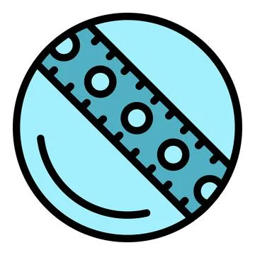 Dog ball toy icon vector flat Stock-Illustration