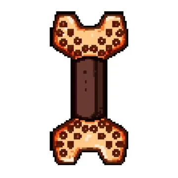 Dog bone chew toy for pet playing Stock Illustration